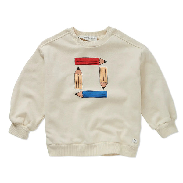 Sweatshirt Pencils – ivory