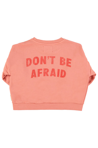 Sweatshirt – pink w/ "hey jude" print