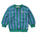 Sweatshirt Block Stripes – deep green