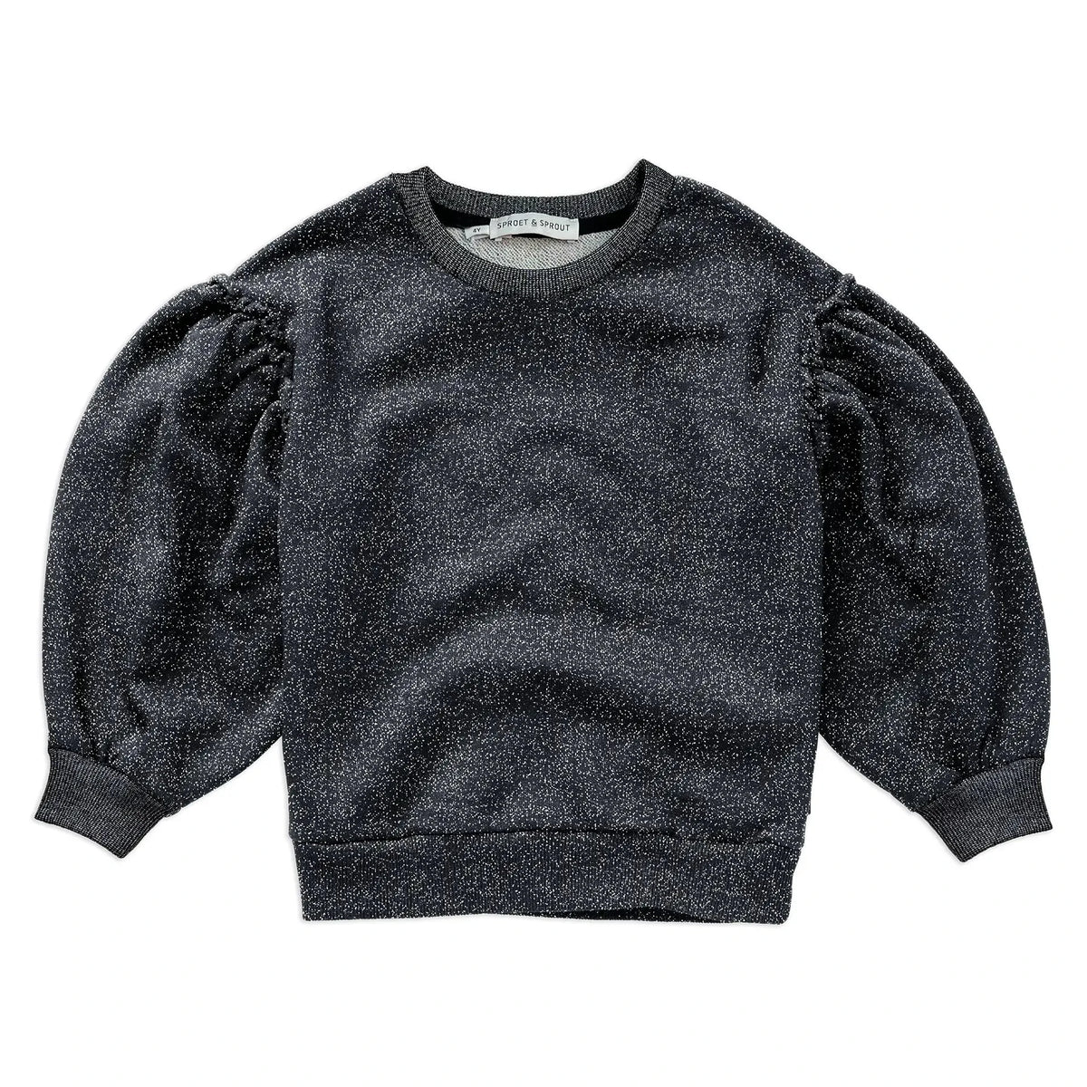 Sweatshirt Metallic – black