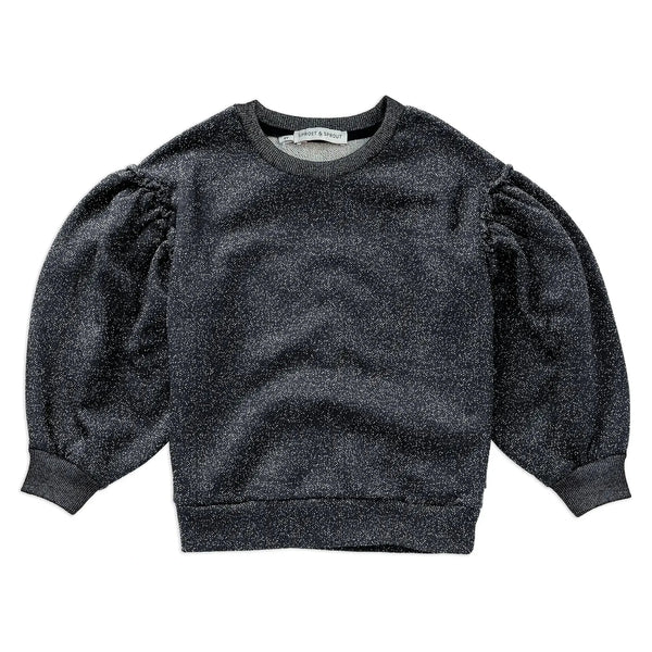 Sweatshirt Metallic – black
