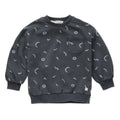 Sweatshirt Painters Brush Print – washed black