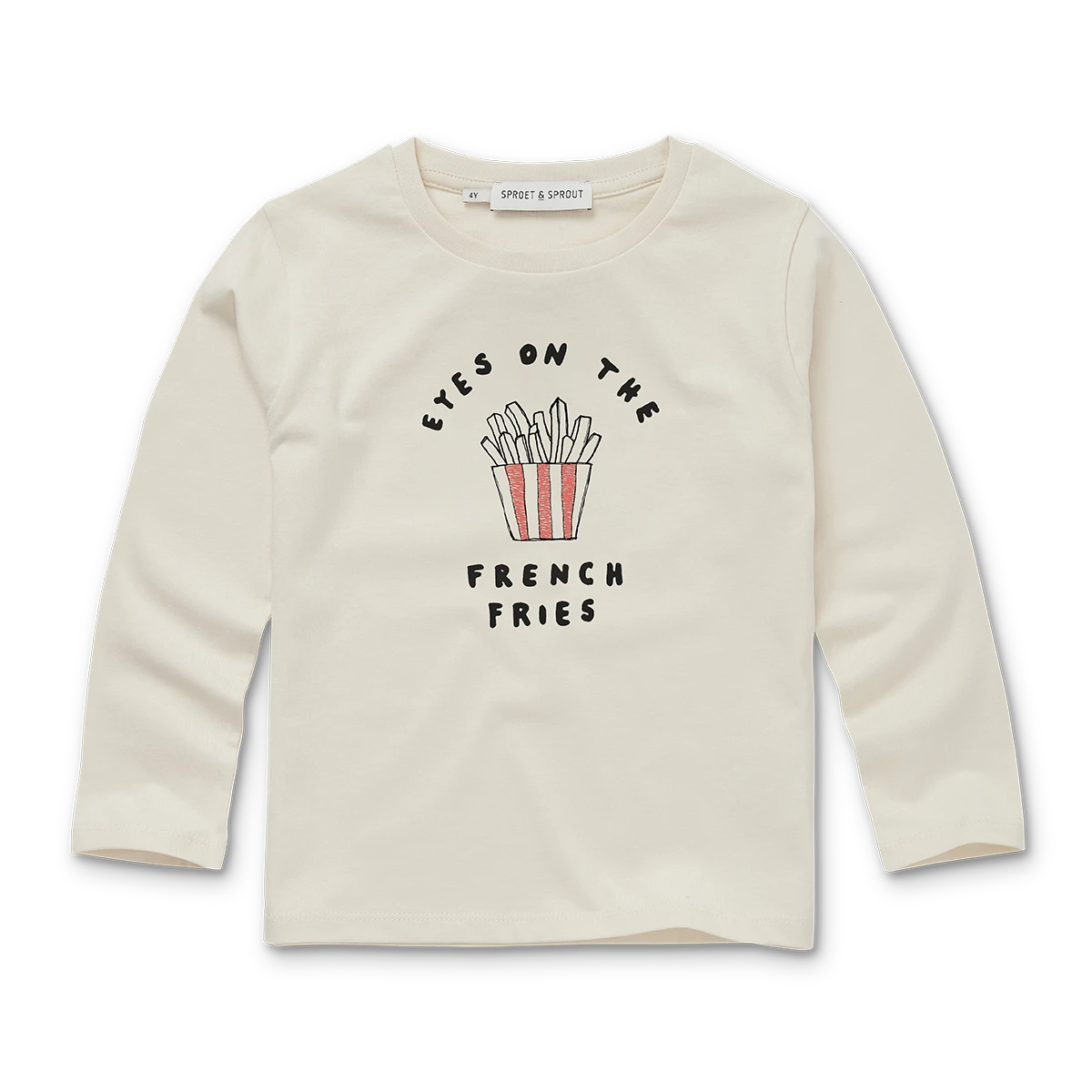 T-Shirt French Fries – ivory