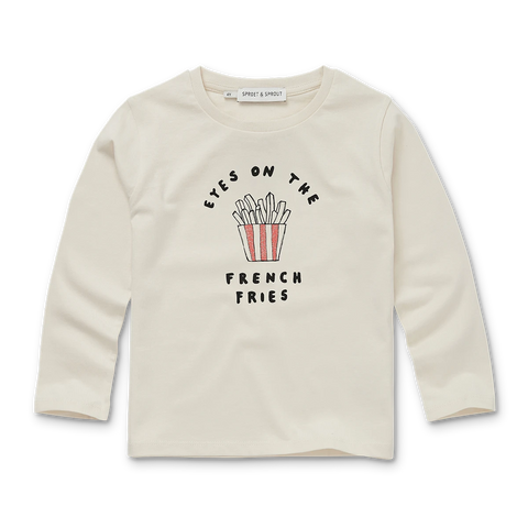 T-Shirt French Fries – ivory