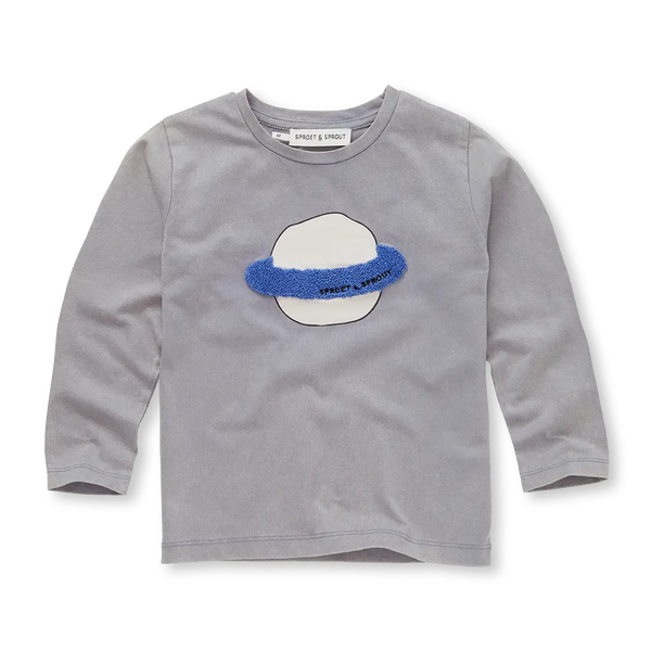 T-Shirt Saturn – stone grey
