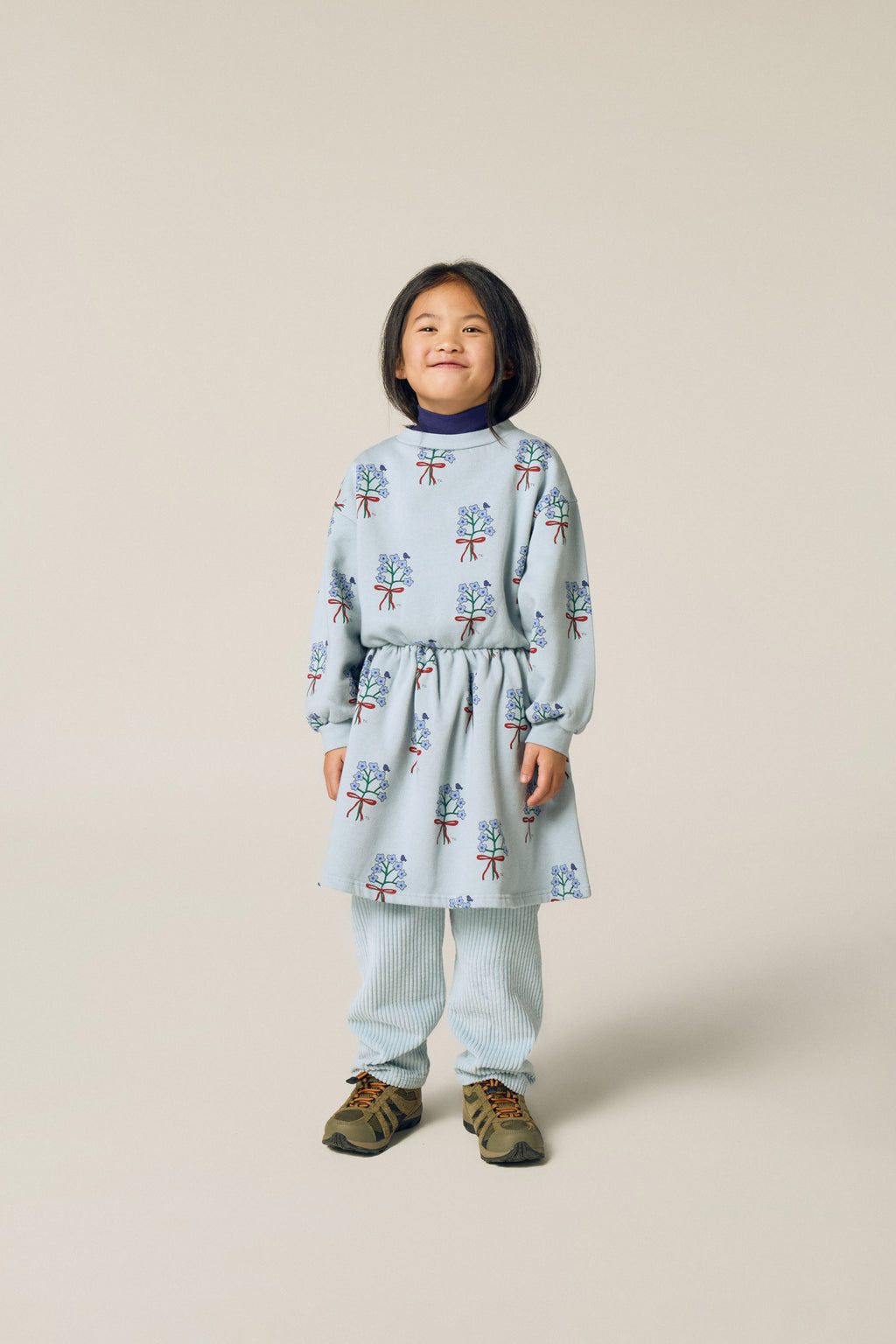 Bouquets Light Blue Dress – light blue