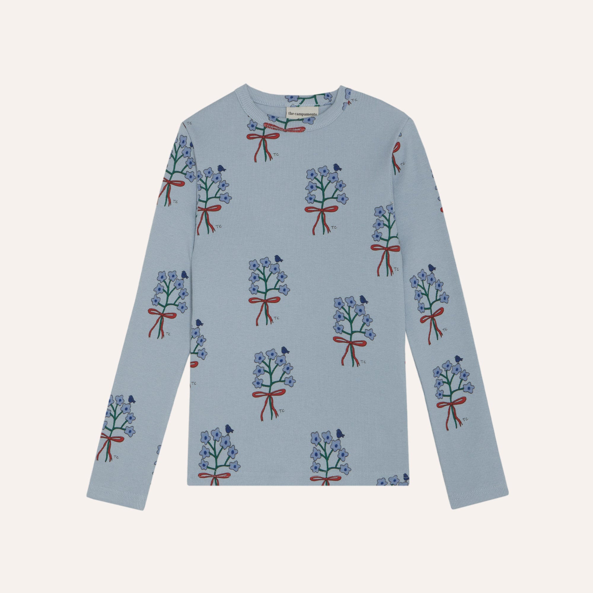 Bouquet T-Shirt – light blue