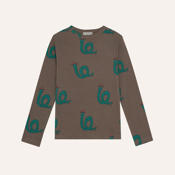 Gentleman All Over T-Shirt – brown