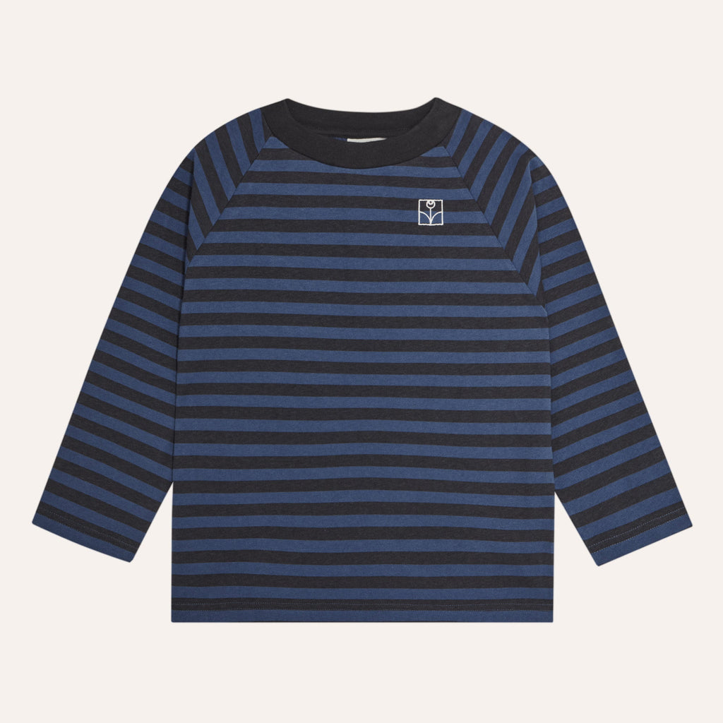 Blue and Grey Stripes T-Shirt – blue