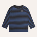 Blue and Grey Stripes T-Shirt – blue