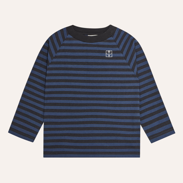 Blue and Grey Stripes T-Shirt – blue