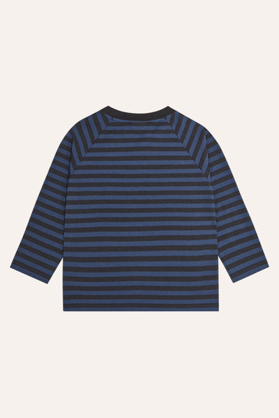 Blue and Grey Stripes T-Shirt – blue