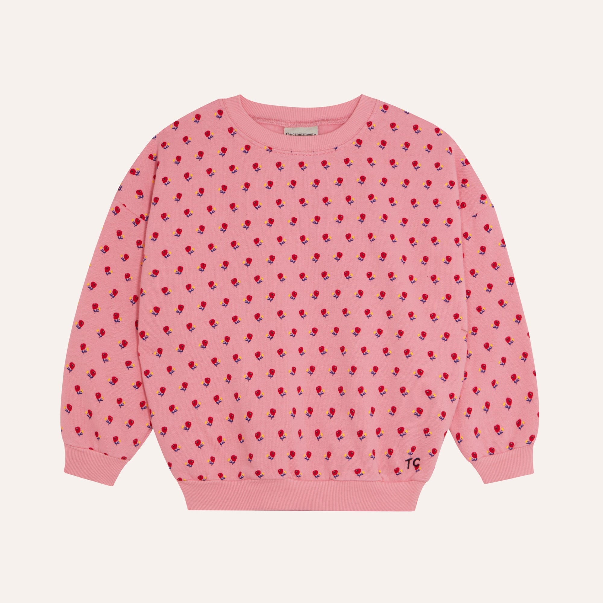 Flowers Sweatshirt – pink