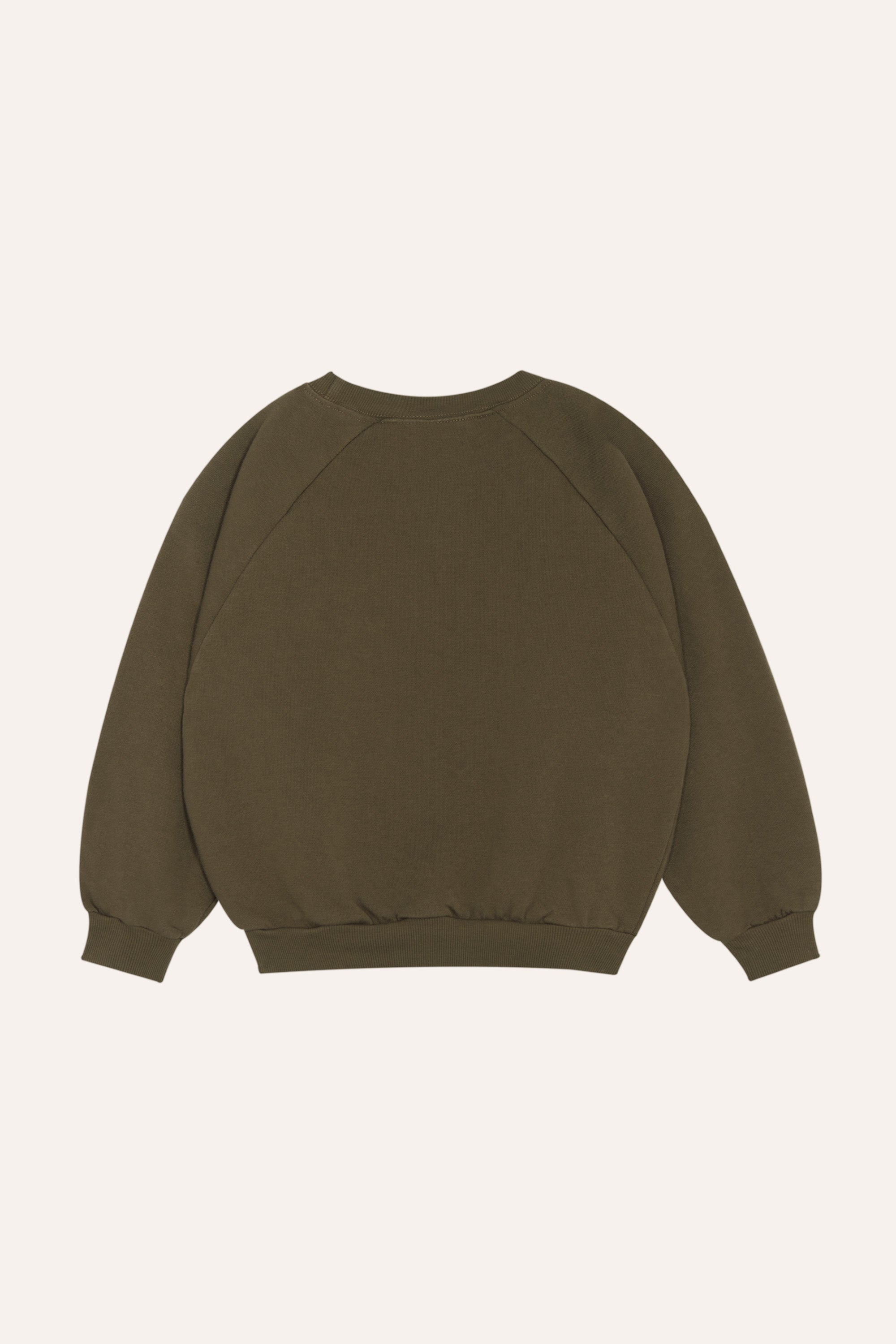 Big Smiling Face Sweatshirt – green