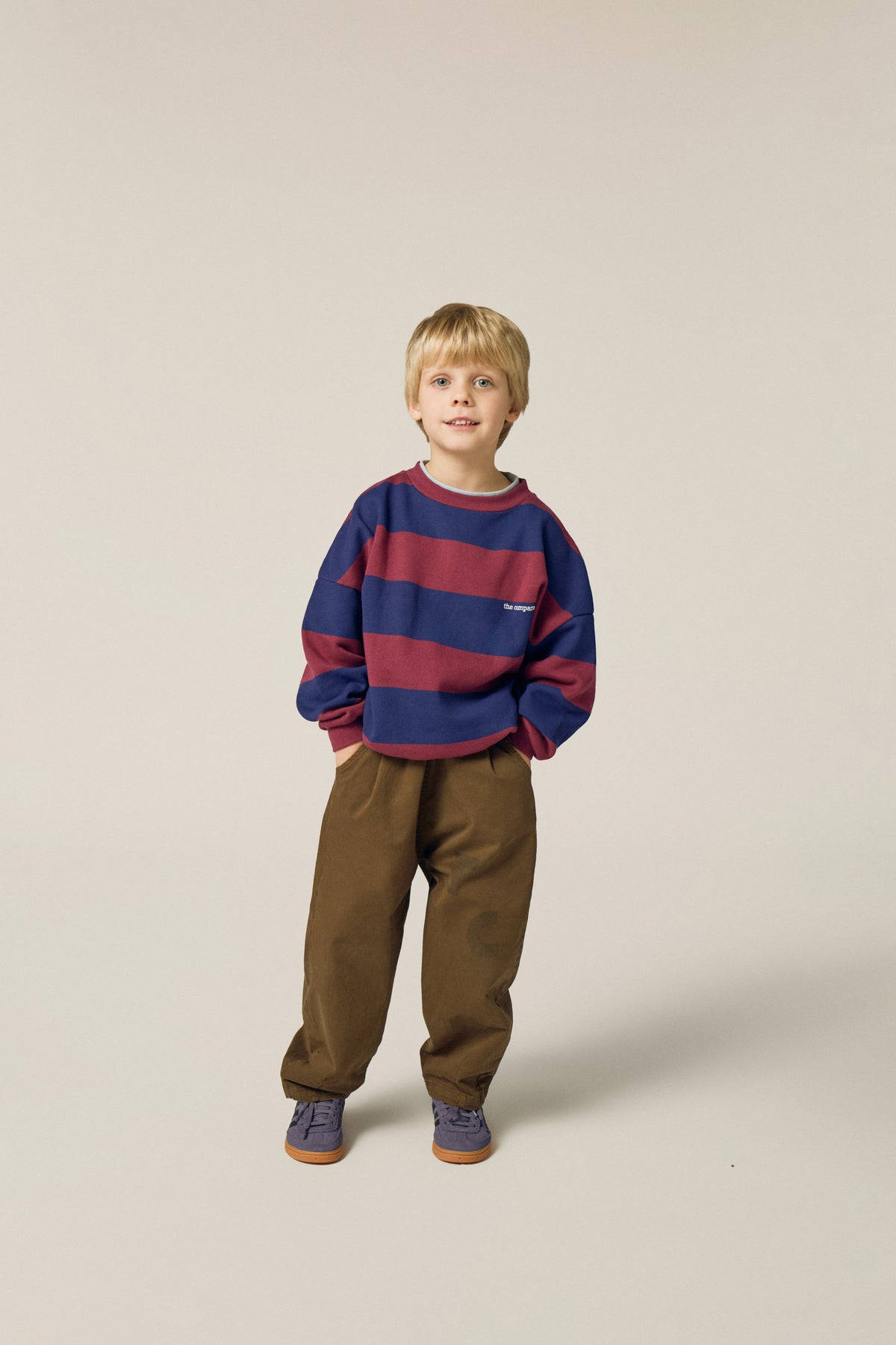 Blue Stripes Sweatshirt – blue