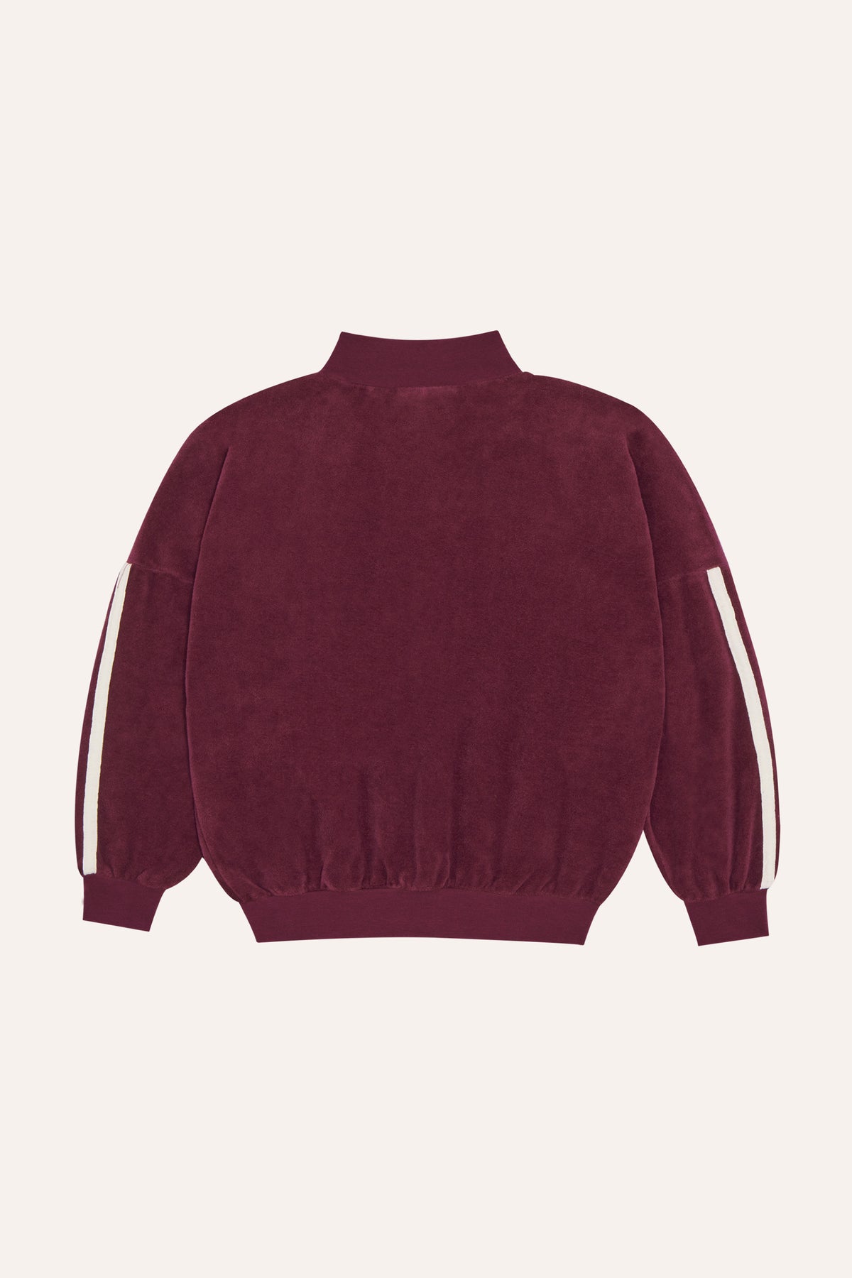 Burgundy Color Block Sweatshirt – burgundy