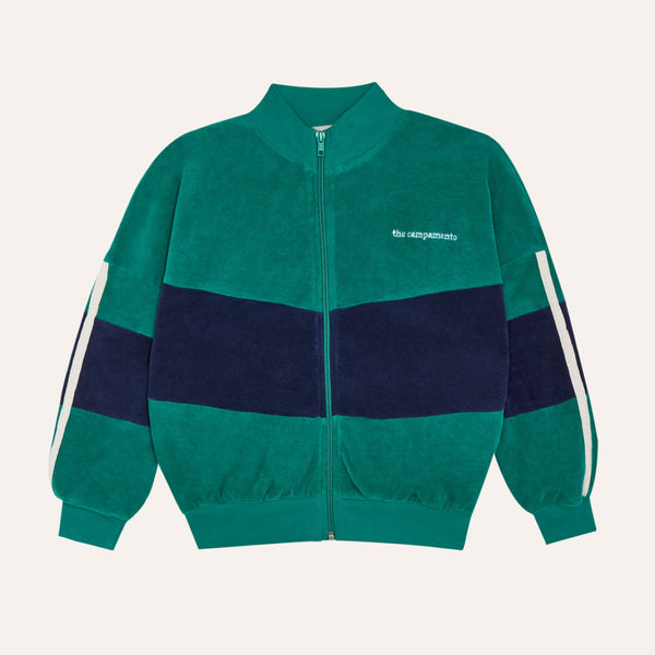 Green Color Block Sweatshirt – green