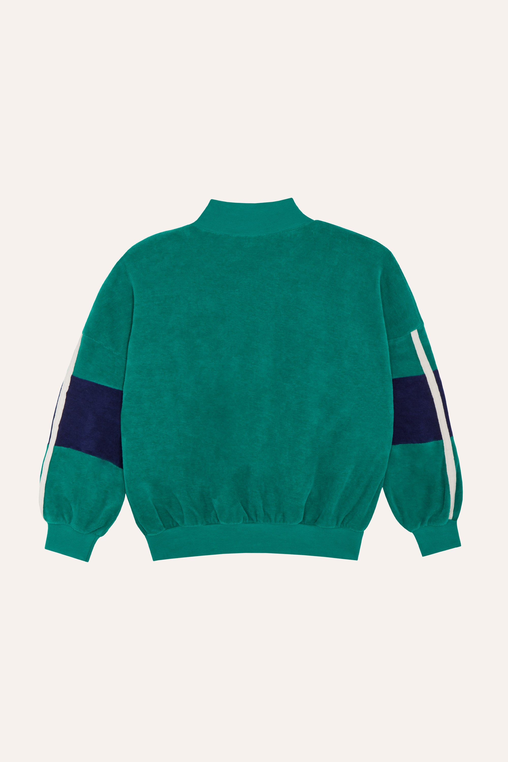 Green Color Block Sweatshirt – green