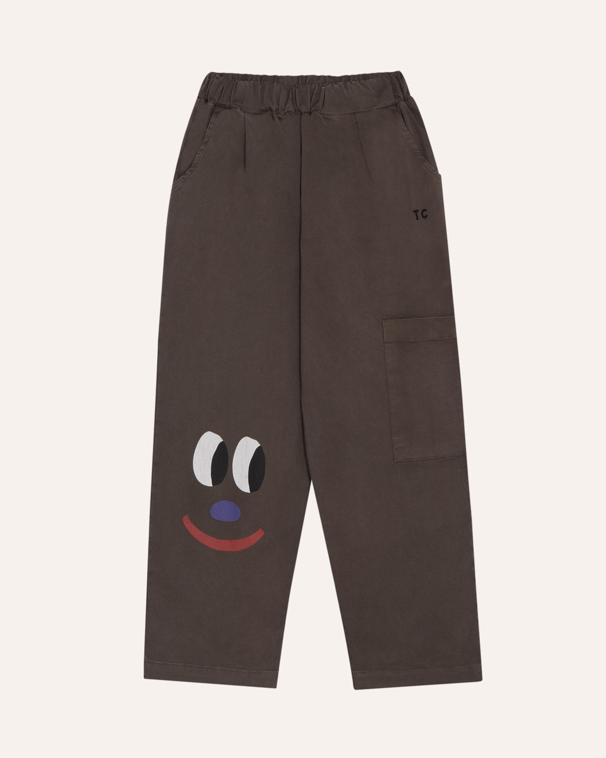 Smiling Face Trousers – brown