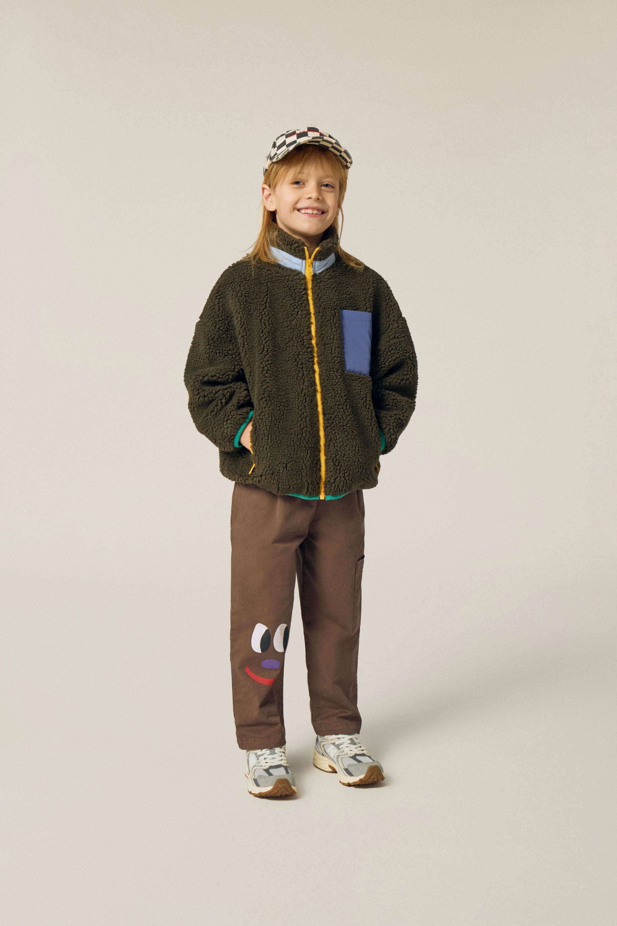 Smiling Face Trousers – brown