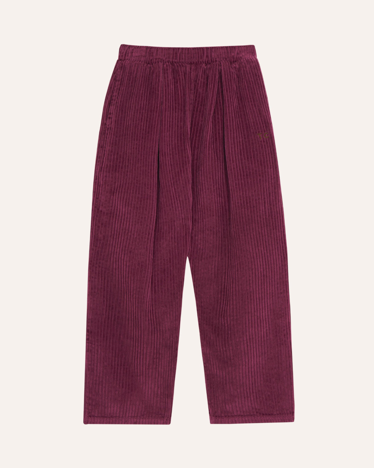 Corduroy Trousers – burgundy