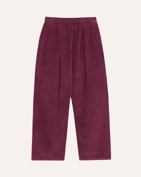 Corduroy Trousers – burgundy