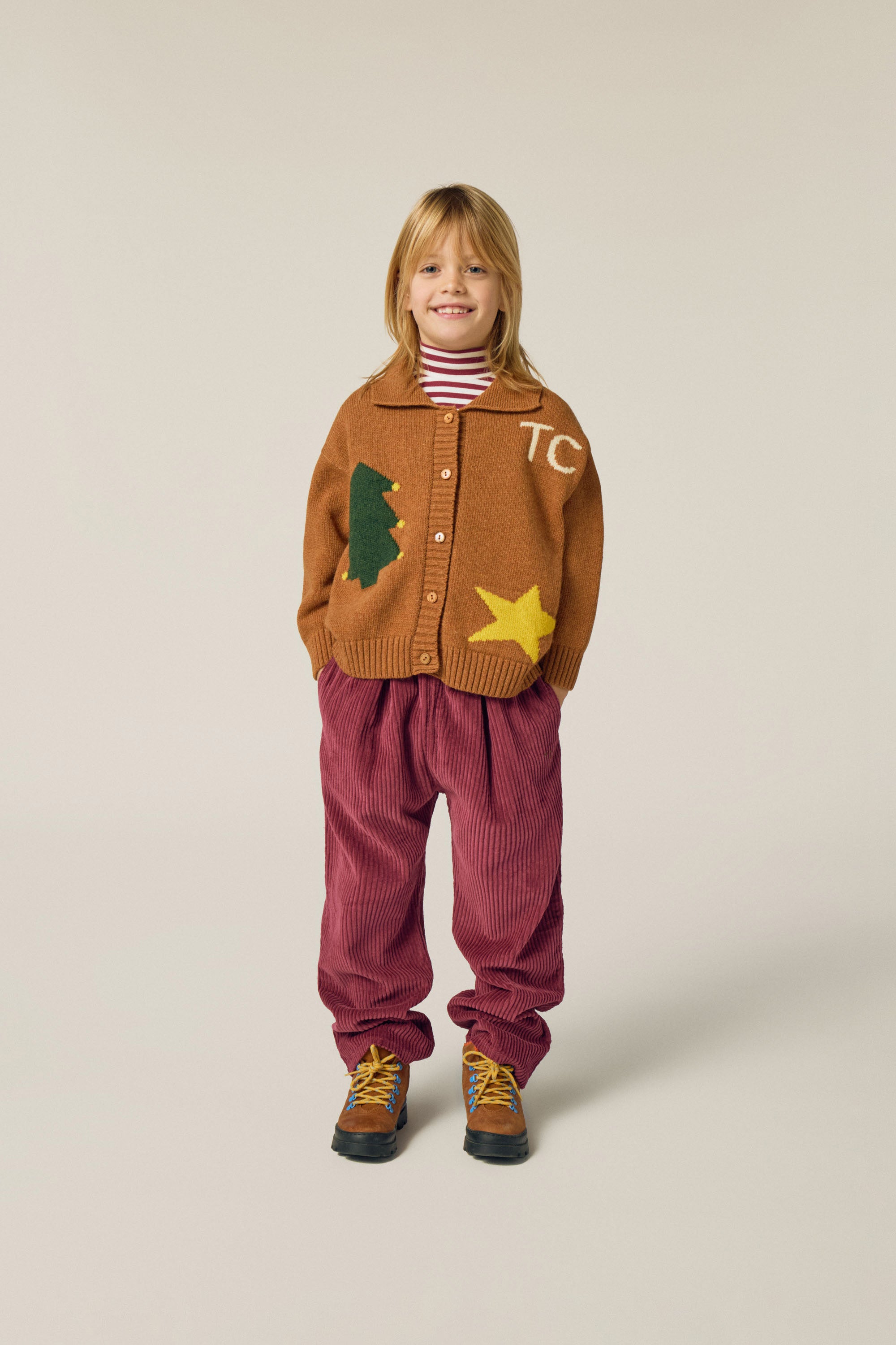 Corduroy Trousers – burgundy