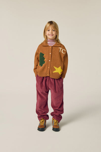 Corduroy Trousers – burgundy