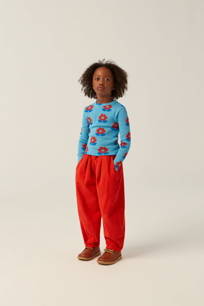 Big Flowers Blue T-Shirt