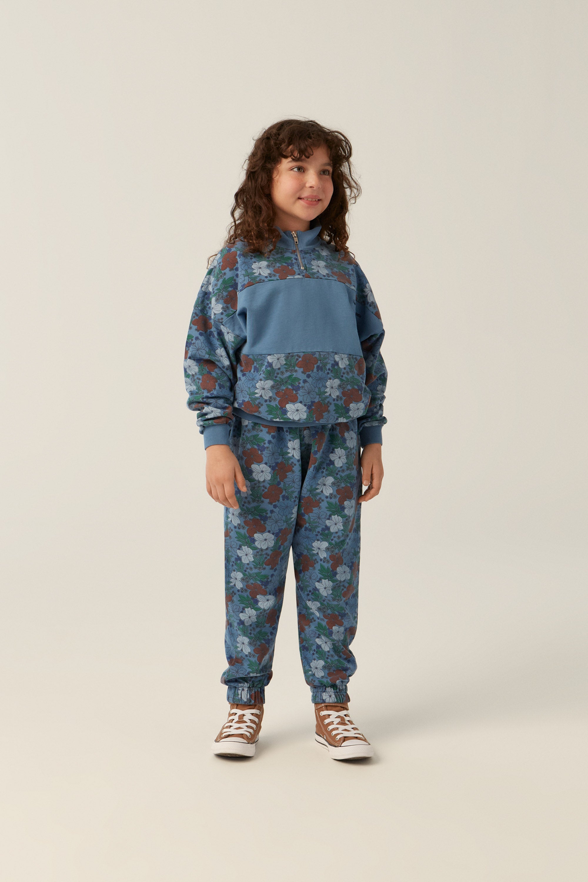 Multicolor Flowers Jogging Pants