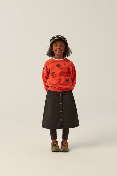 Mountains Red Sweatshirt
