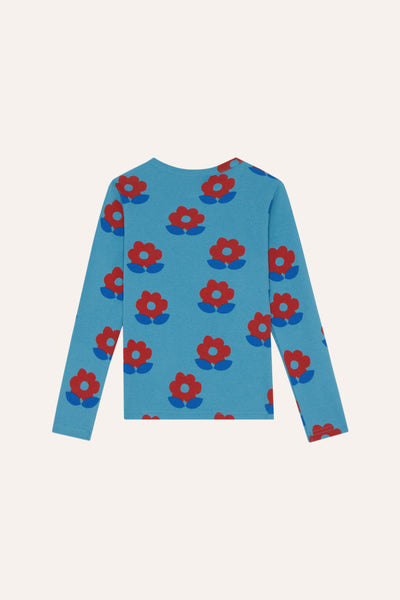 Big Flowers Blue T-Shirt