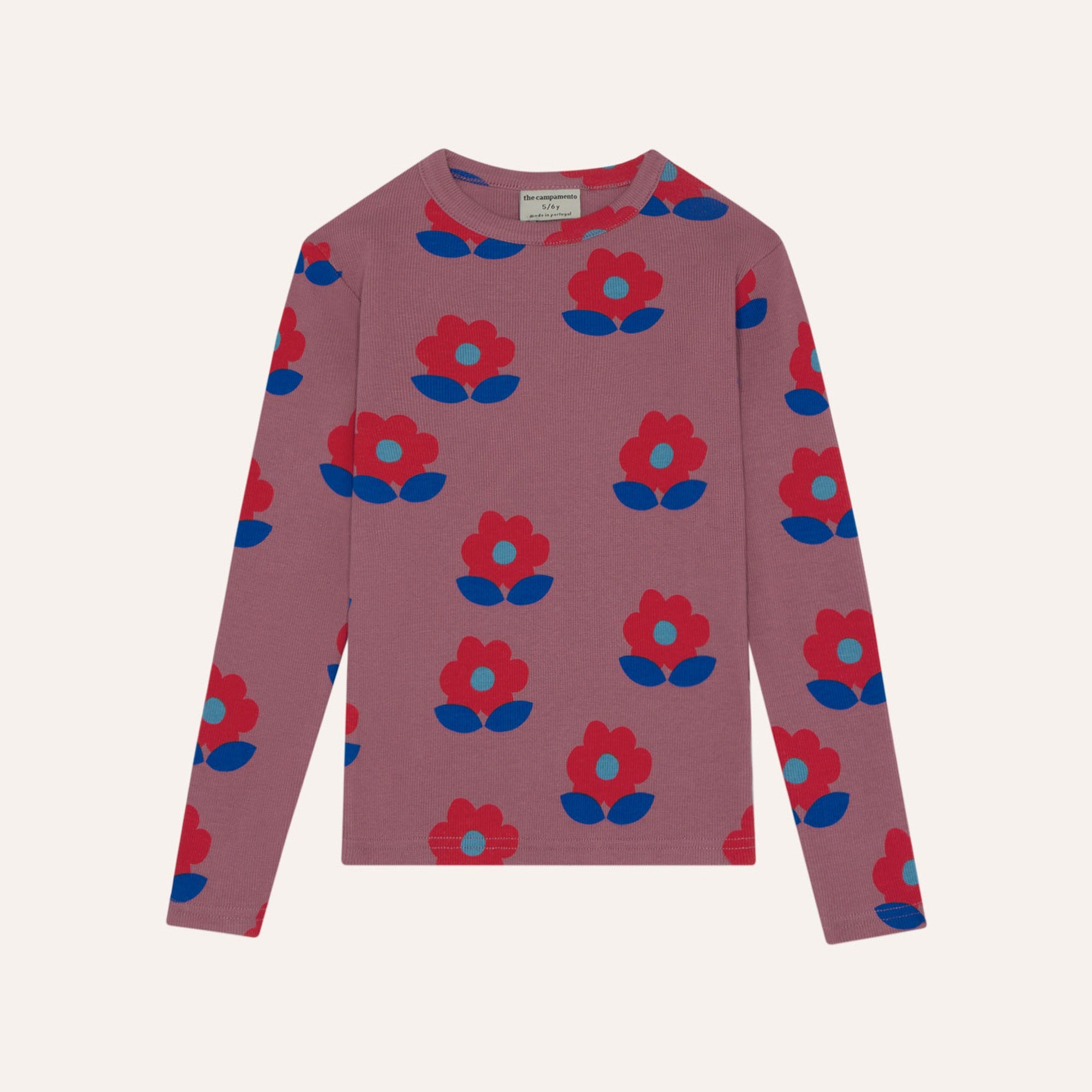 Big Flowers Purple T-Shirt