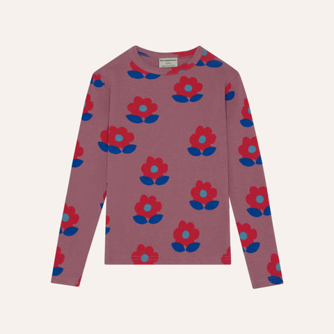 Big Flowers Purple T-Shirt