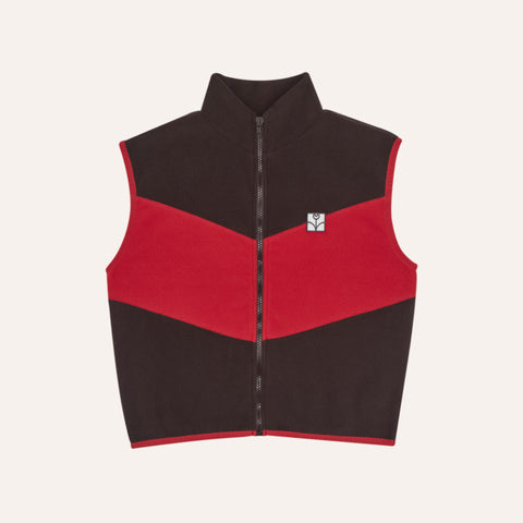 Color Block Zipped Vest