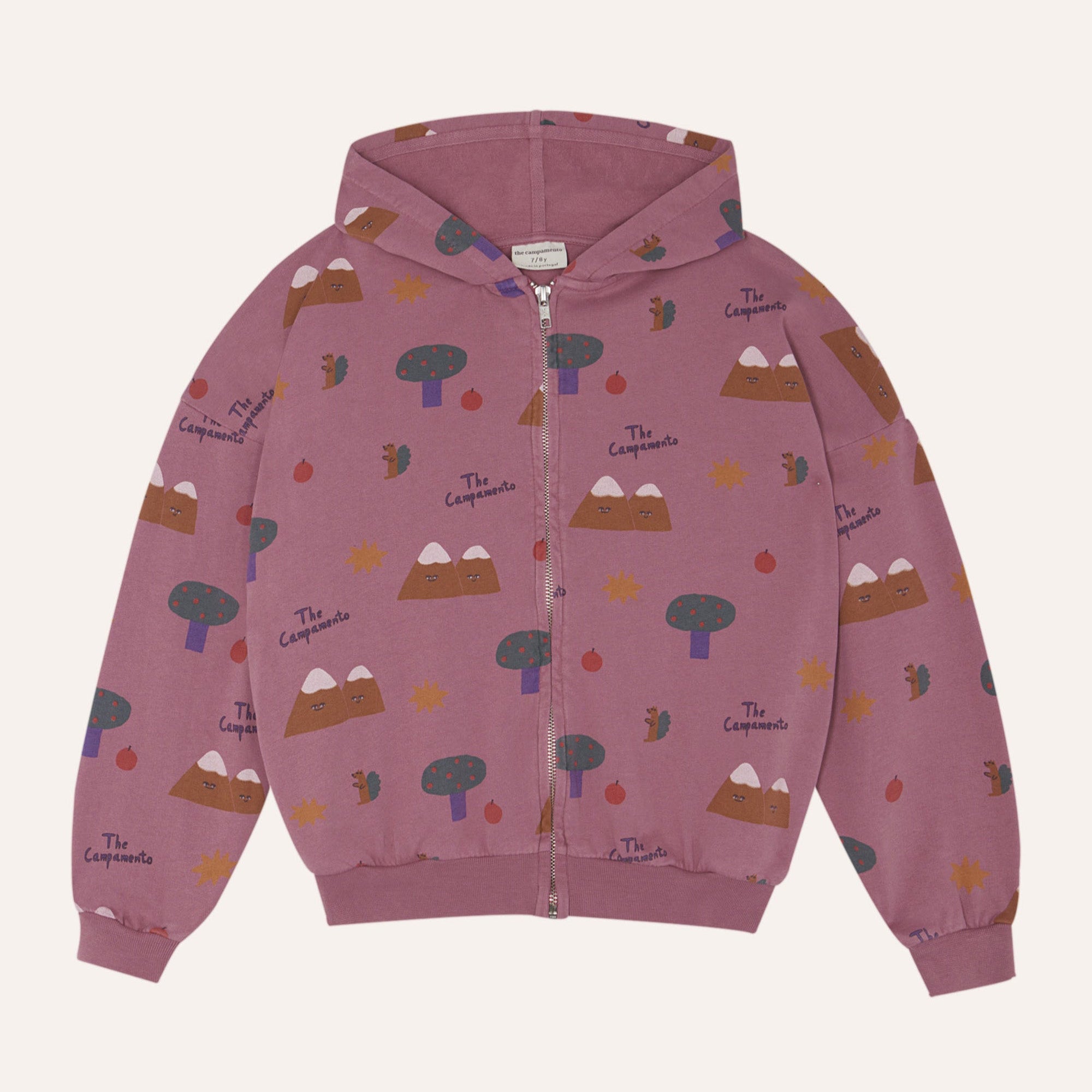 Mountains Zipped Sweatshirt