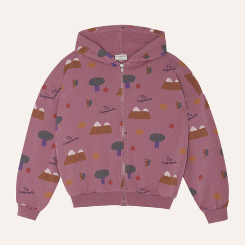 Mountains Zipped Sweatshirt