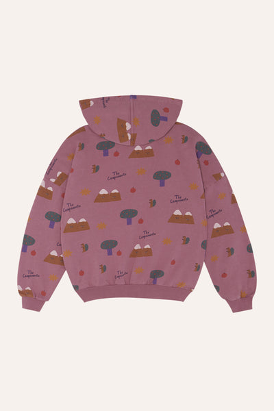 Mountains Zipped Sweatshirt