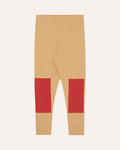 Yellow Knee Patch Leggings