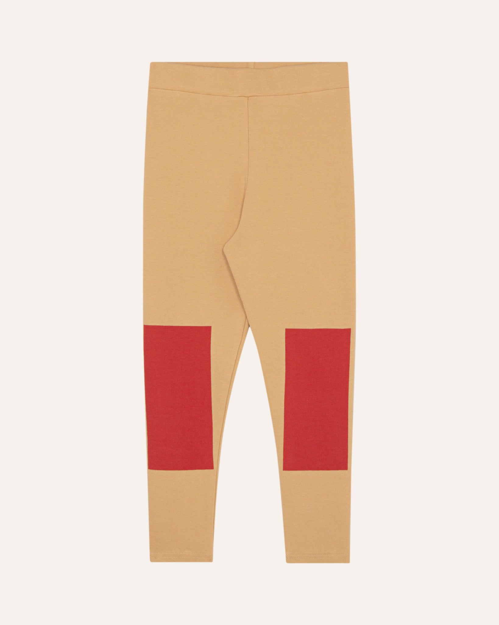 Yellow Knee Patch Leggings