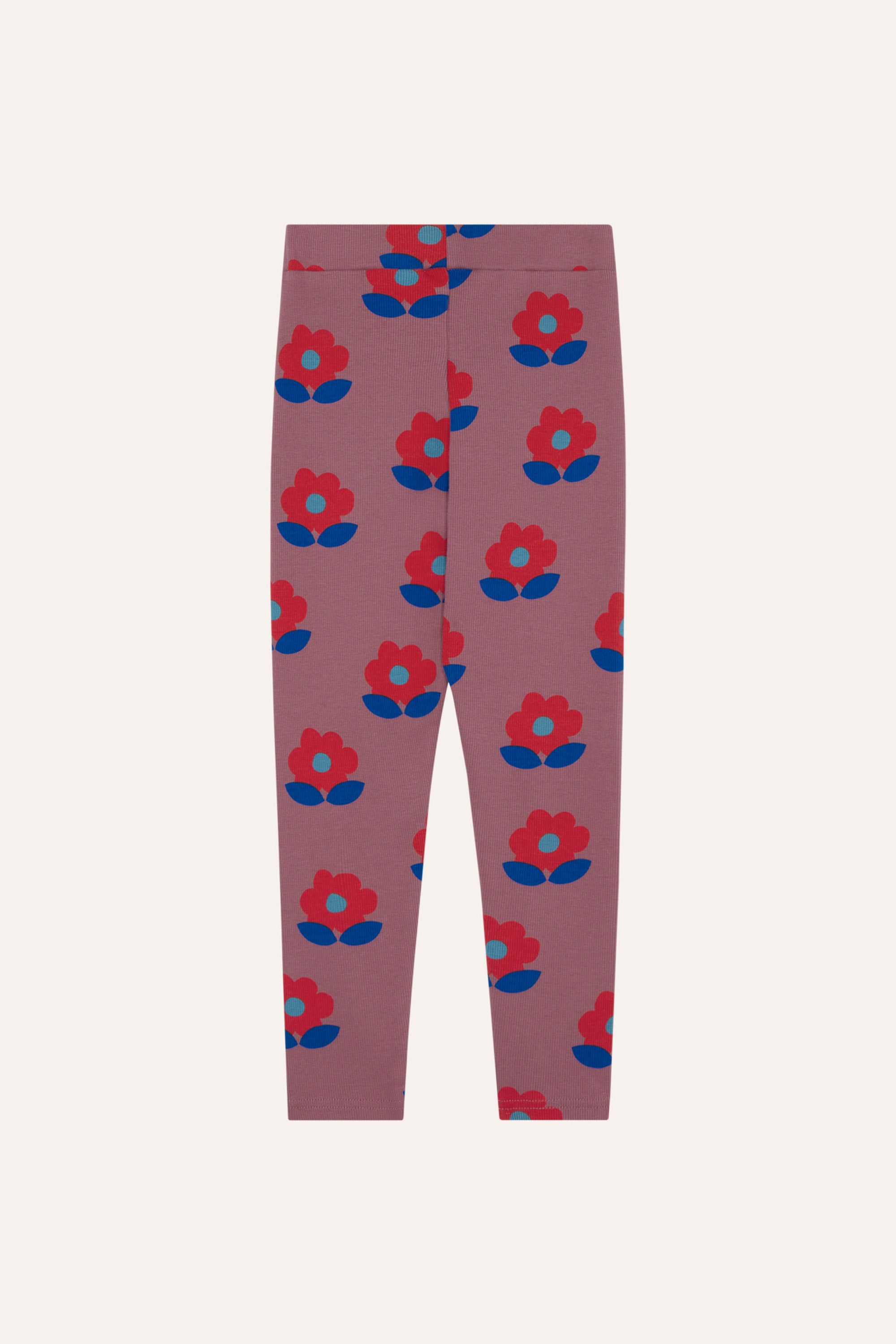 Big Flowers Purple Leggings