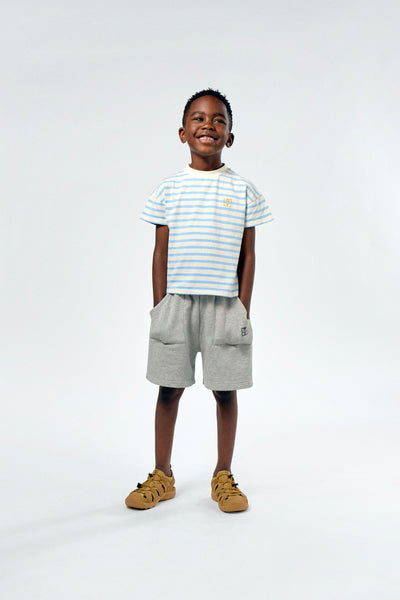 Grey Kids Shorts