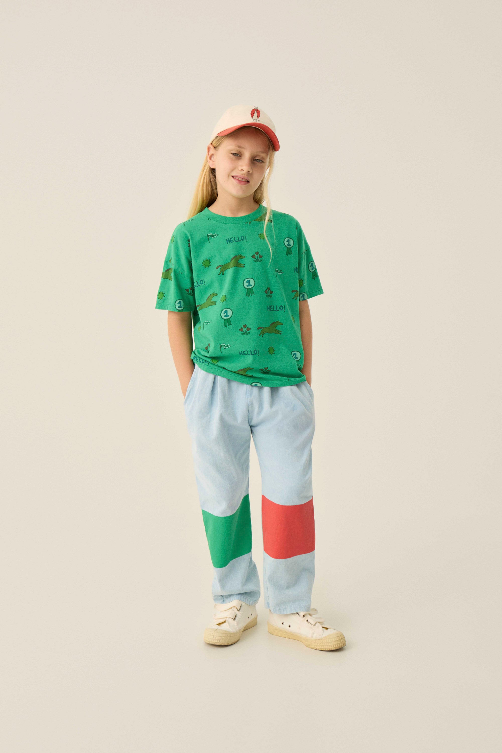 Horses Allover Oversized T-Shirt