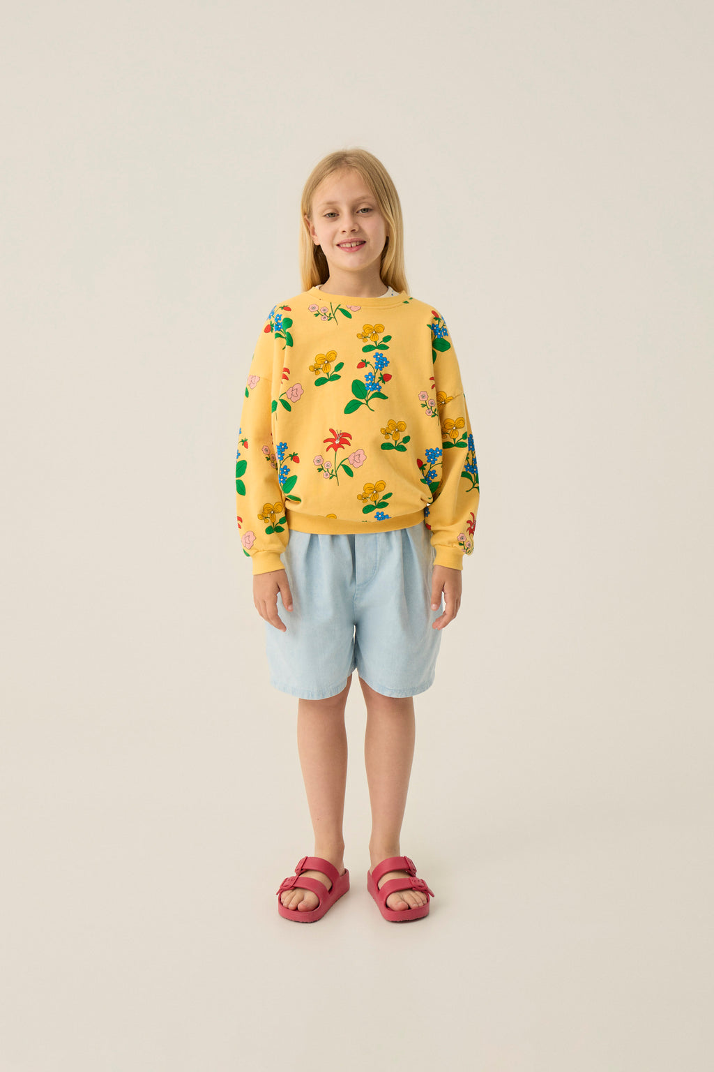 Flowers Allover Sweatshirt