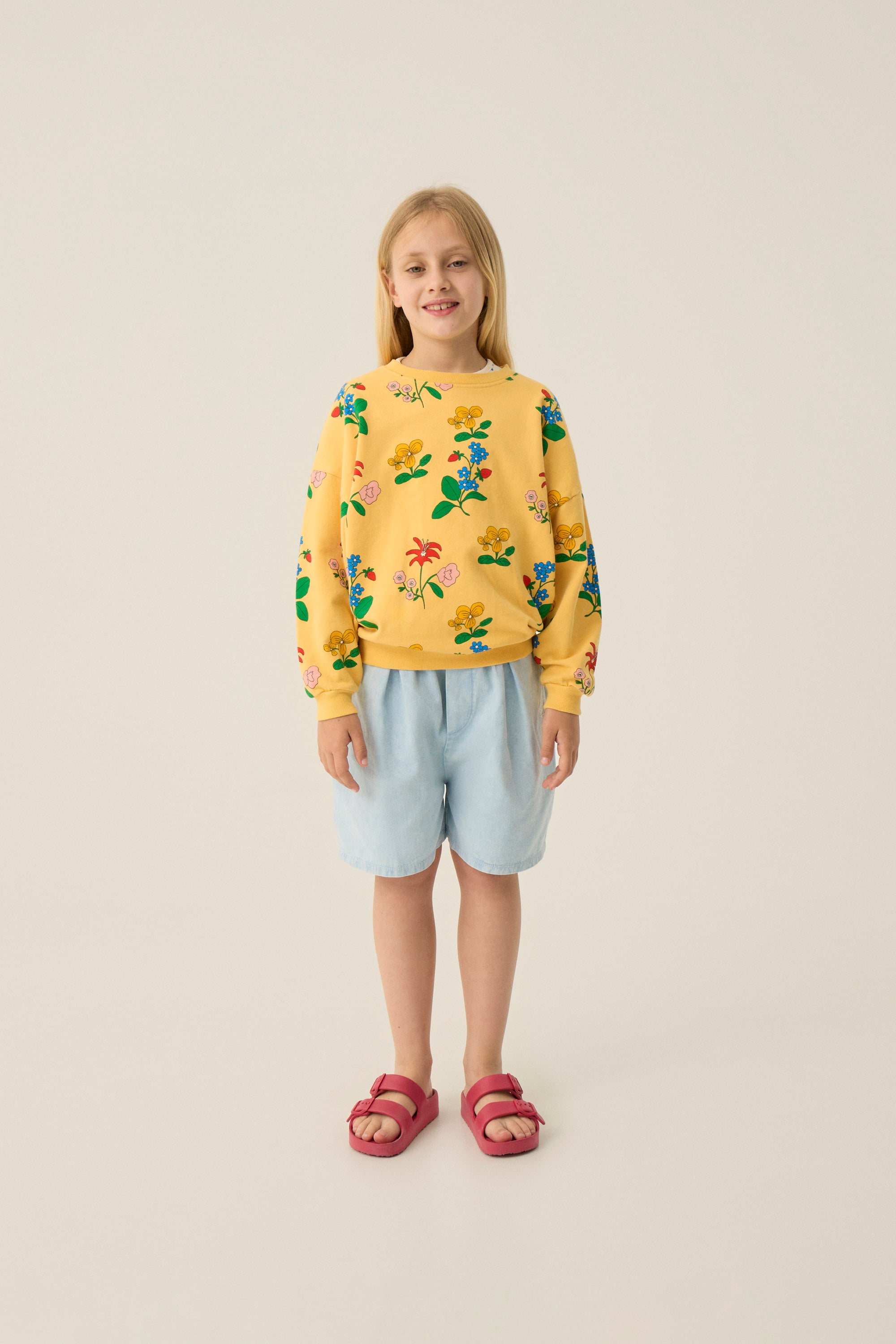 Flowers Allover Sweatshirt