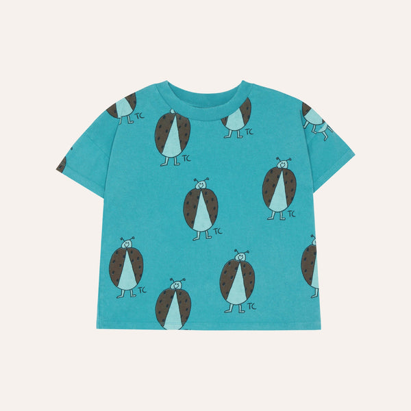 Ladybug All Over T-Shirt – blue