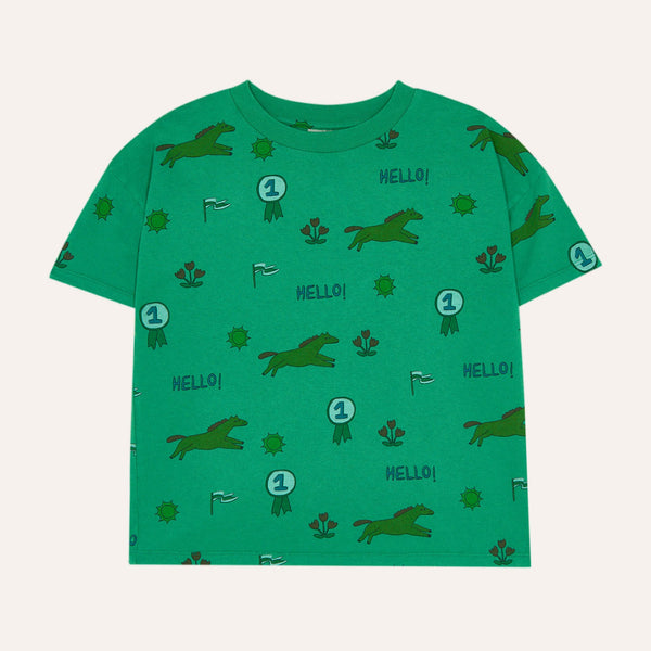 Horses Allover Oversized T-Shirt