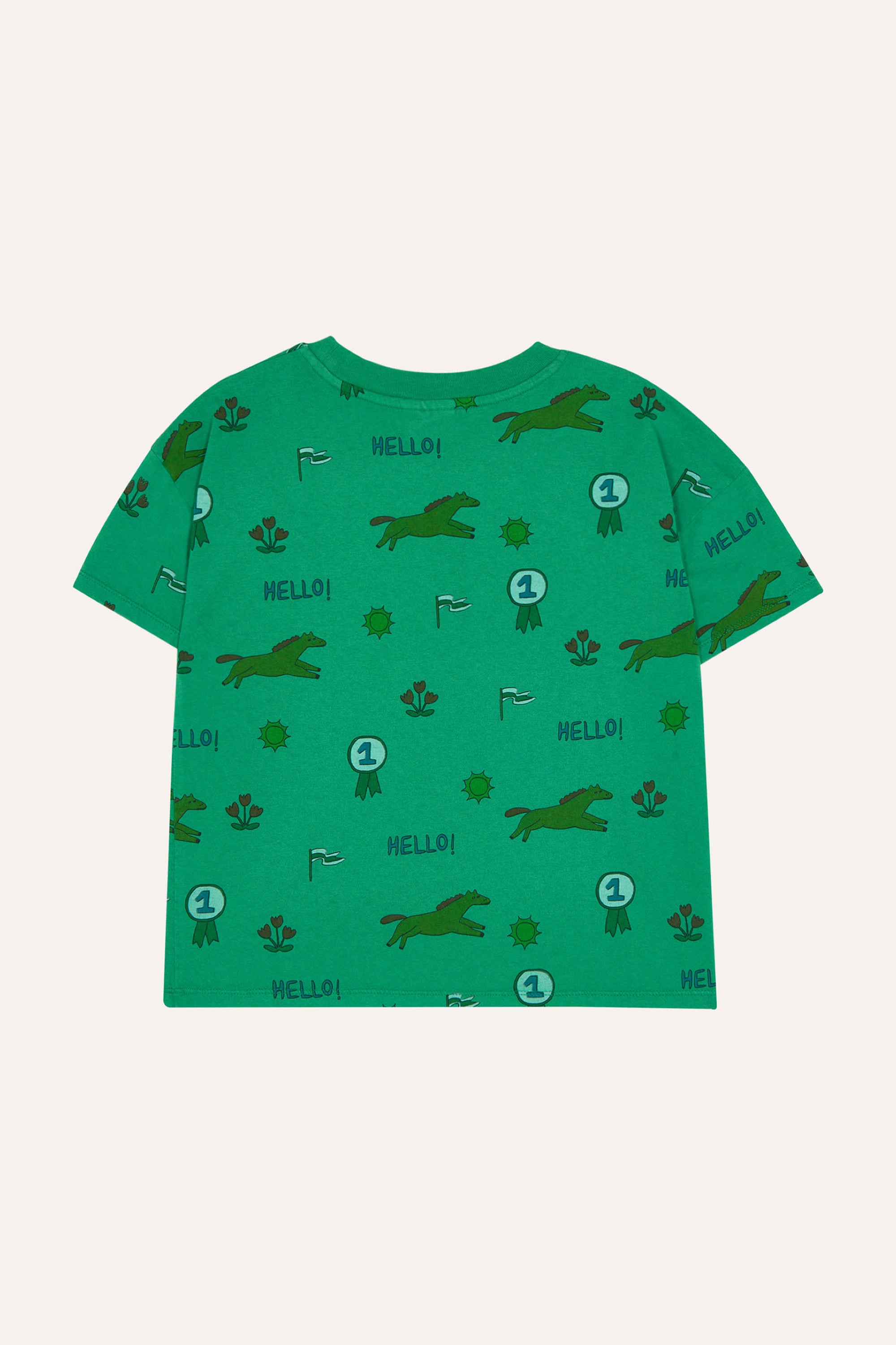 Horses Allover Oversized T-Shirt