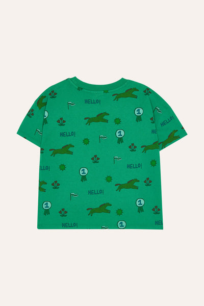Horses Allover Oversized T-Shirt
