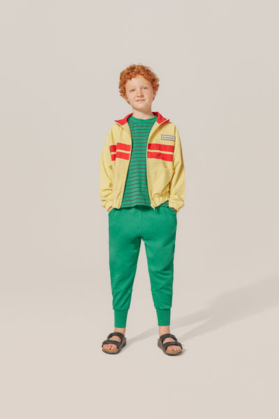 Green Striped Kids T-Shirt